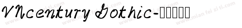 VNcentury Gothic字体转换